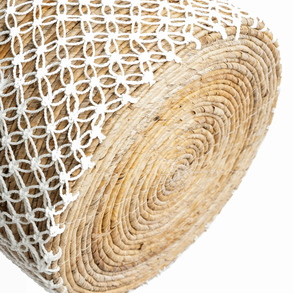 The Crossed Stitched Macrame Basket - Large