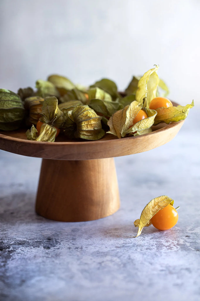 The Teak Root Cake Dish - S