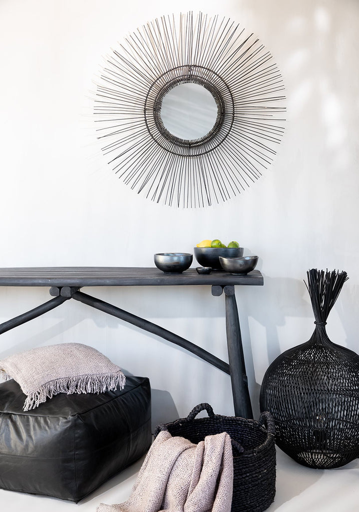 The Wonton Floor and Pendant Lamp - Black