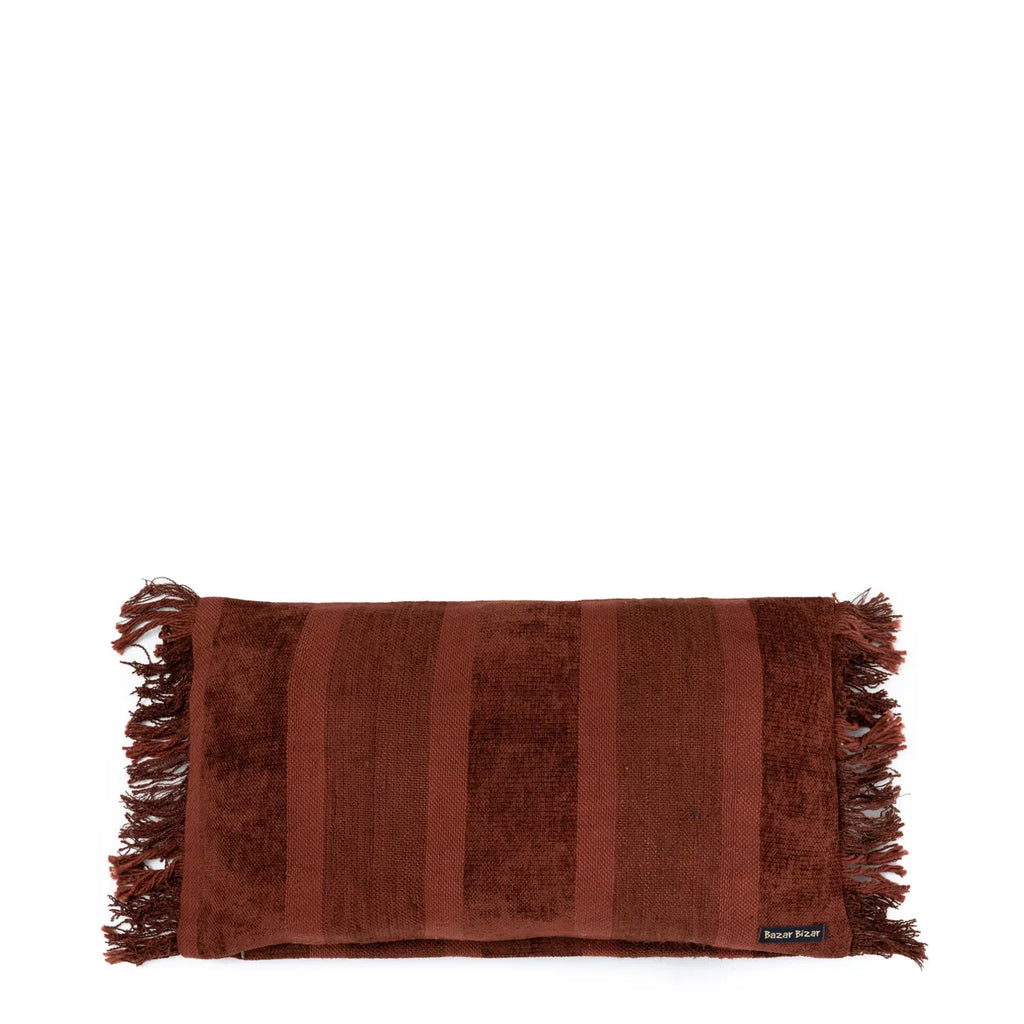 Oh My Gee Cushion Cover - Bordeaux Velvet - 30x50