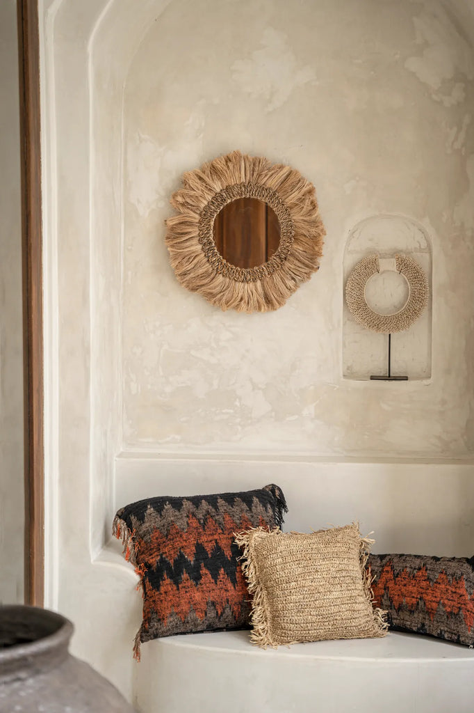 De Oh My Gee Kussenhoes - Zwart Oranje -  60x60