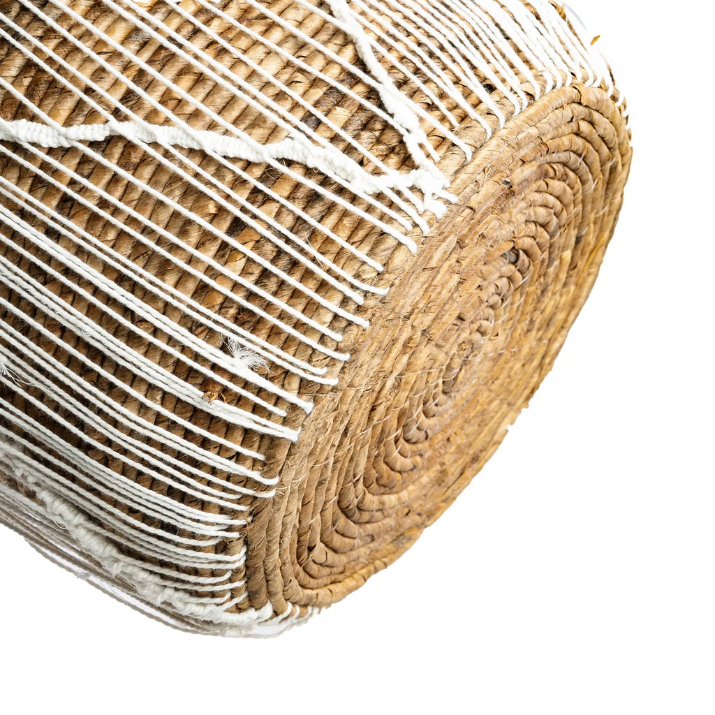 The Straight Stitched Macrame Basket - Large
