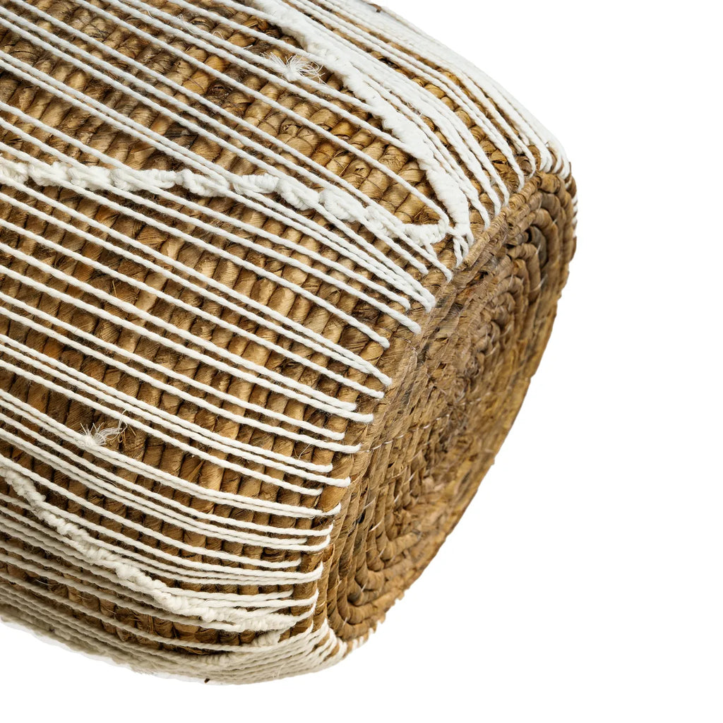 The Straight Stitched Macrame Basket - Small